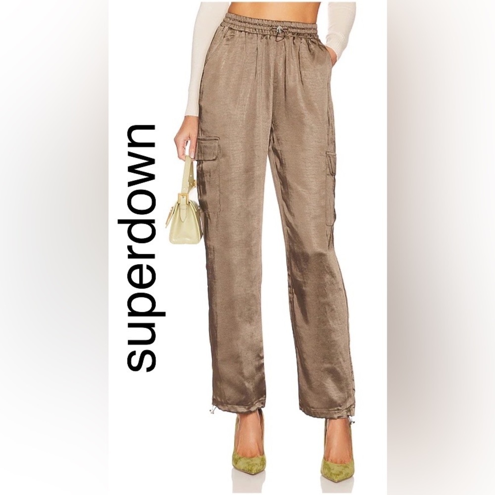 REVOLVE superdown Rita Cargo Pant in Olive - Picture 1 of 5